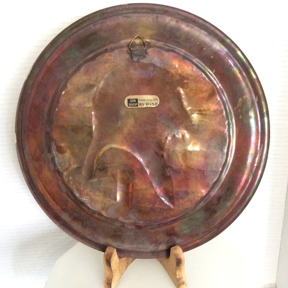 Vintage 🇪🇬 Egyptian handmade wall plate - Picture 4 of 5